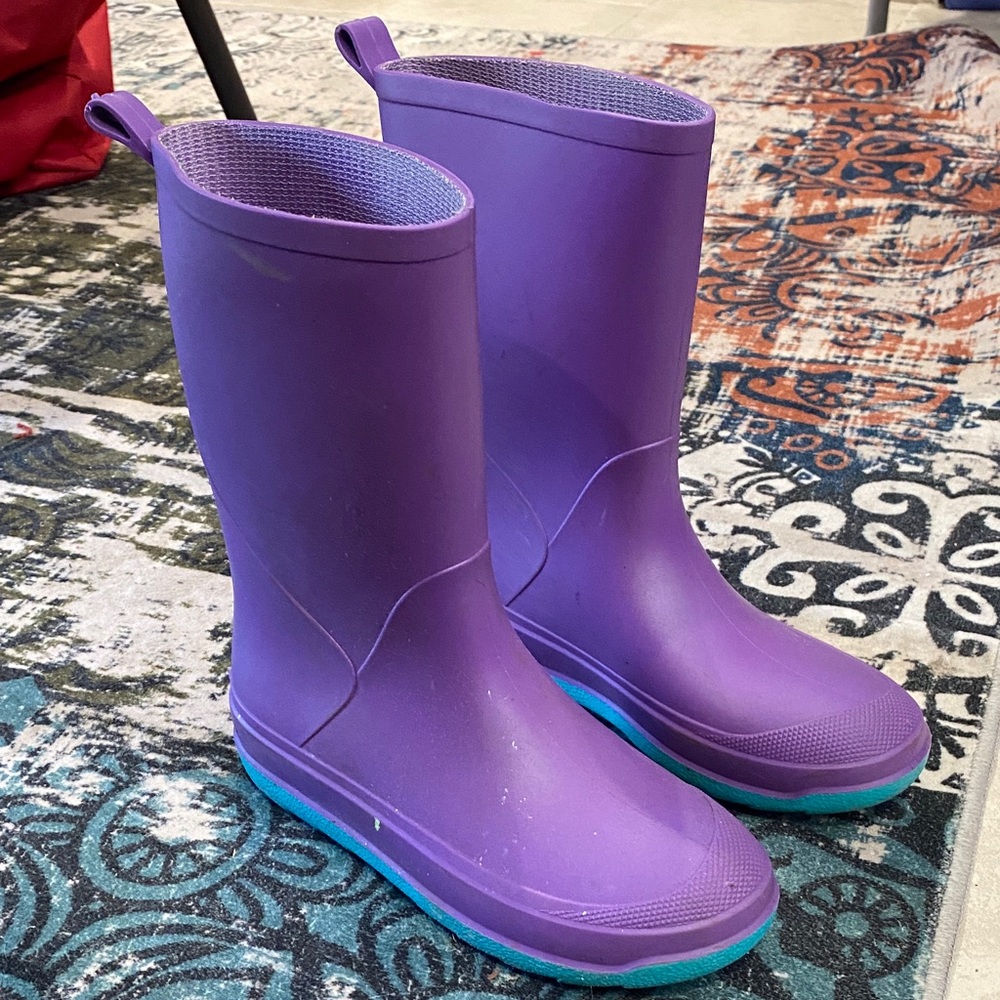 Cat & Jack Vibrant Purple Kids Boots
